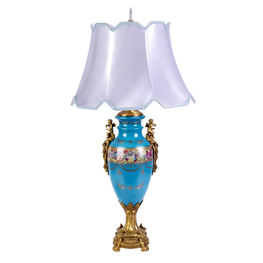 American Vintage Ceramic and copper table lamp (Copy)