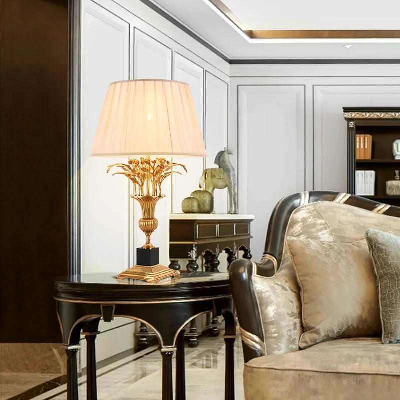 Luxury Brass Table Lamp
