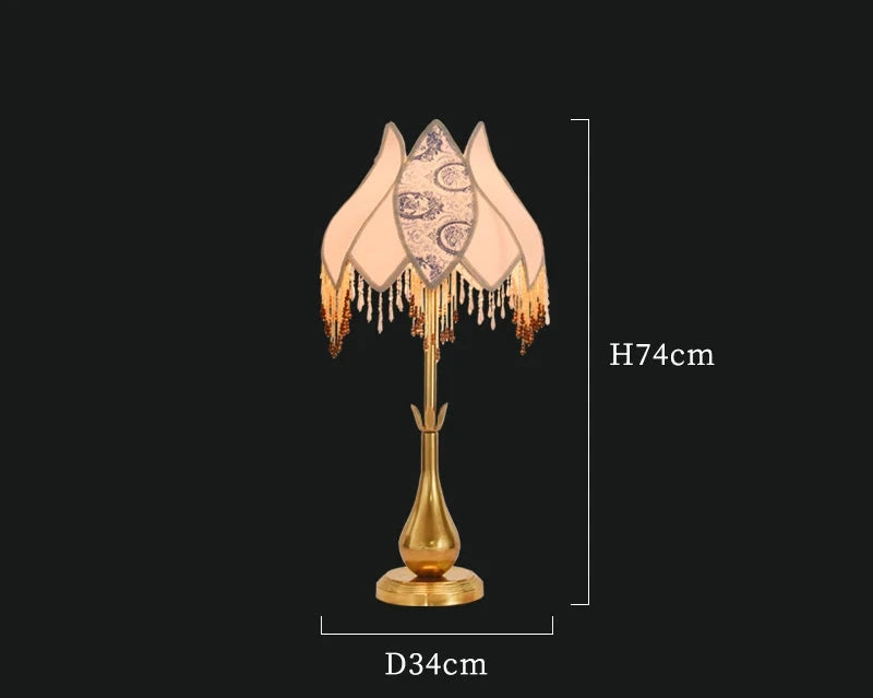 Luxury French Copper Desk Lamp