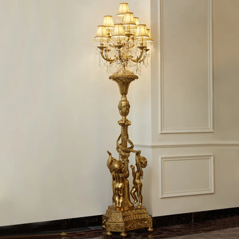 Copper- Angel Standing Floor Lamp