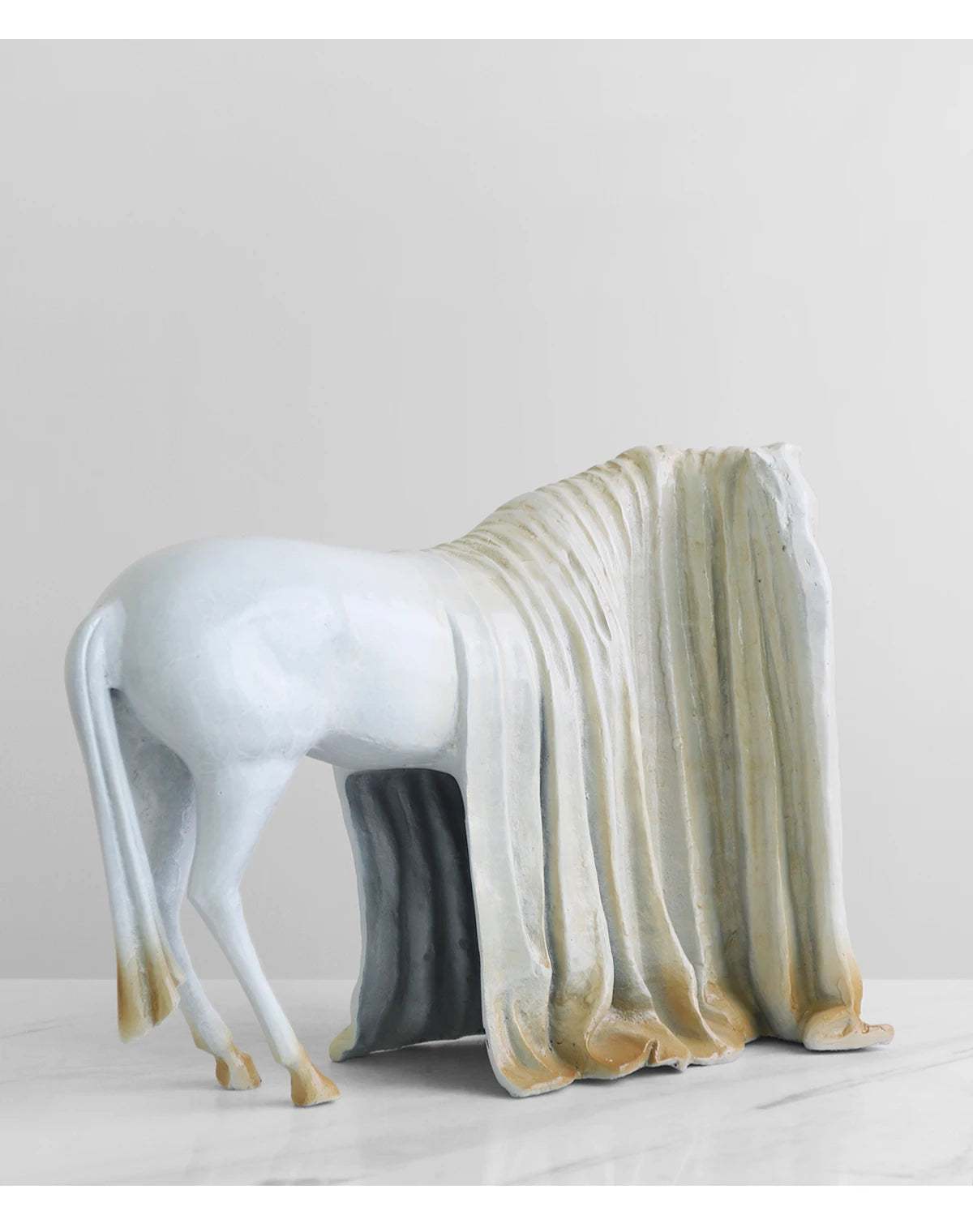 Modern Abstract Art Animal Sculpture Horse Ornaments