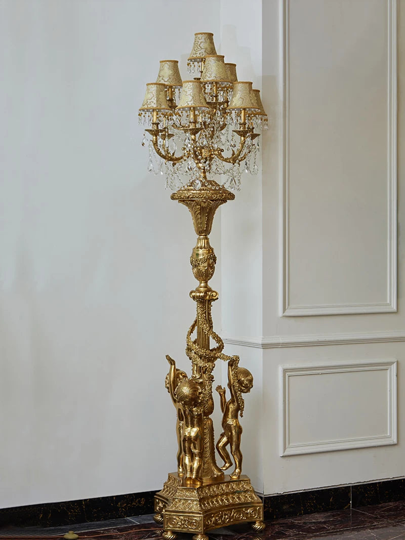 Copper- Angel Standing Floor Lamp