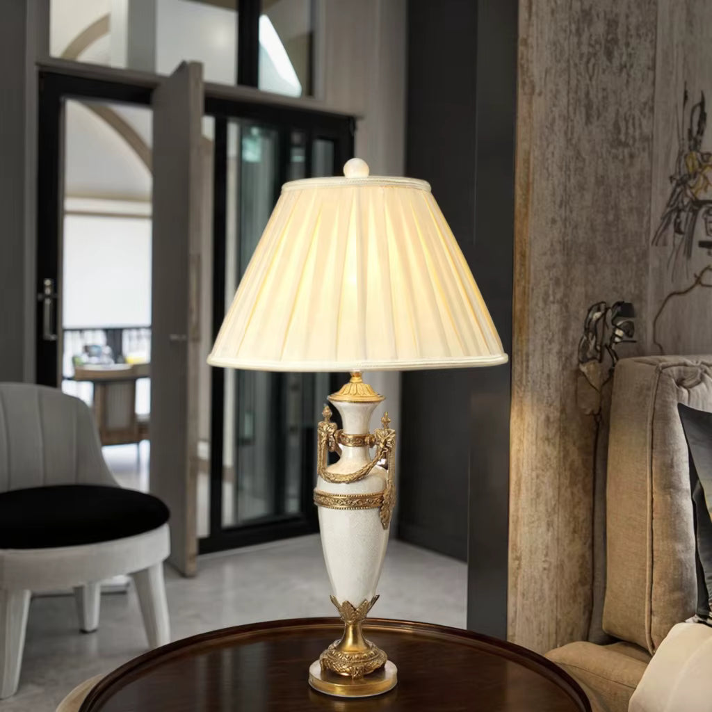 American Vintage Ceramic and copper table lamp (Copy)