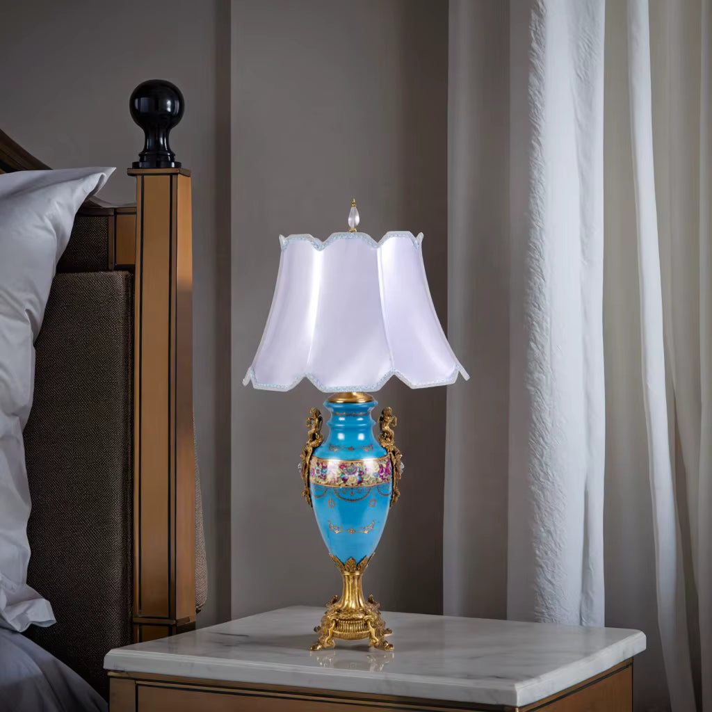 American Vintage Ceramic and copper table lamp (Copy)