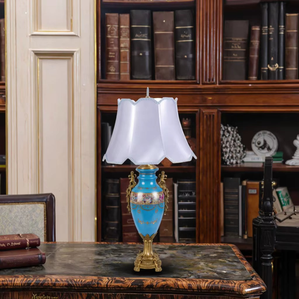 American Vintage Ceramic and copper table lamp (Copy)