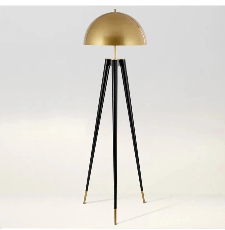 Modern gold floor lamp