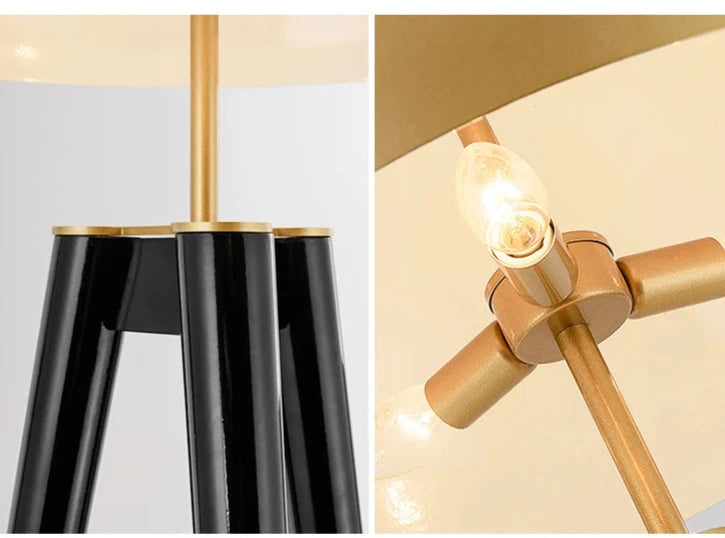 Modern gold floor lamp