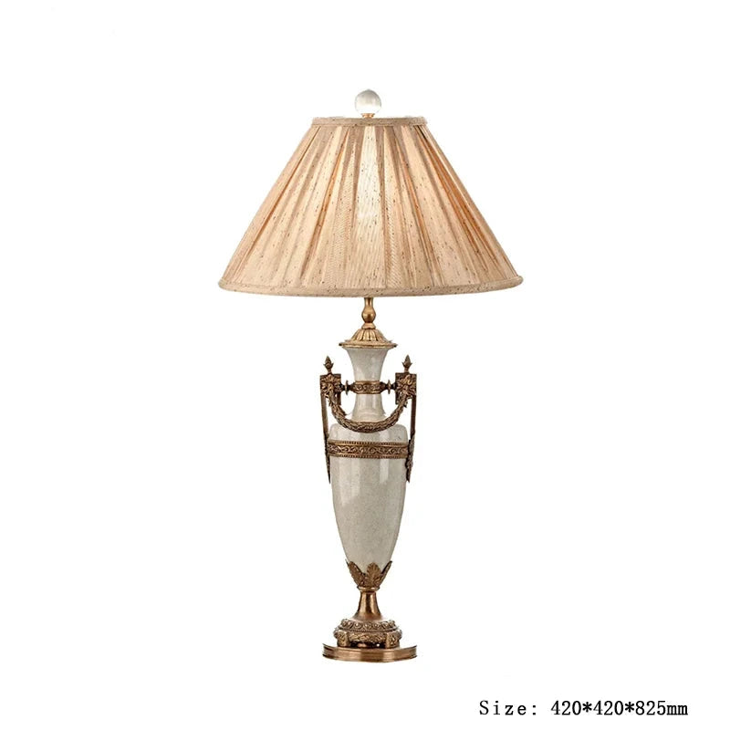 American Vintage Ceramic and copper table lamp (Copy)