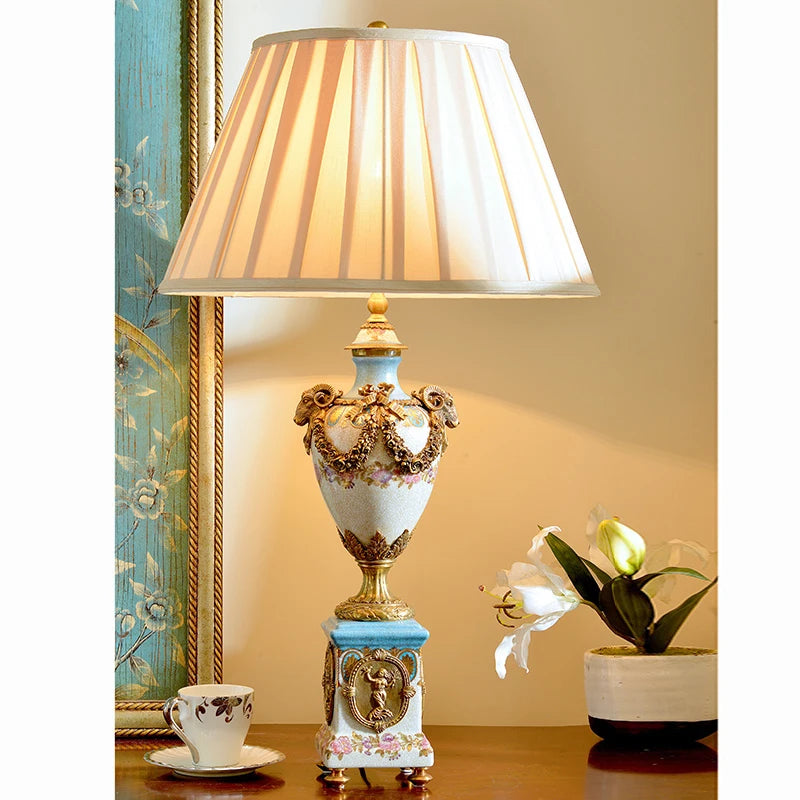 High-end classical luxury copper Table lamp