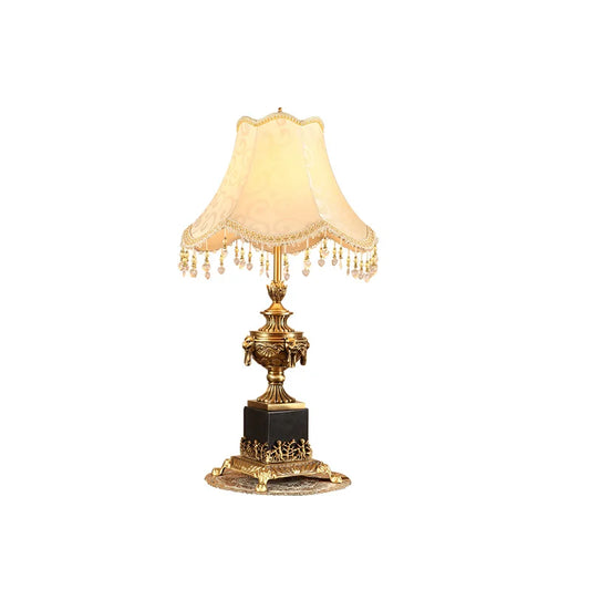 Brass Marble Base Table Lamp