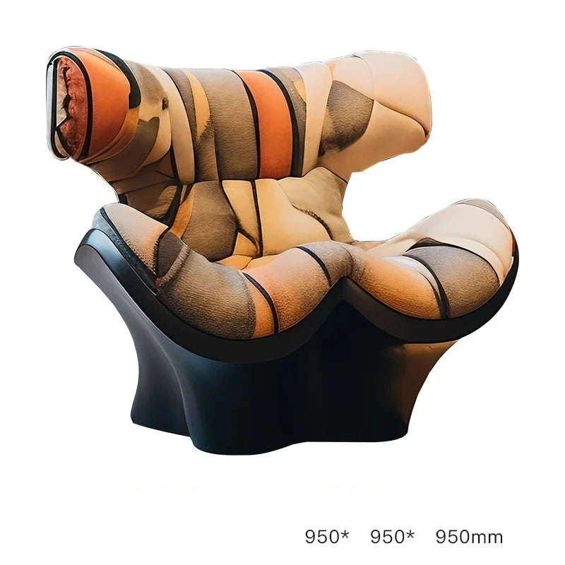 Luxury Italian Postmodern Velvet Lounge Chair – Artistic Designer Furniture