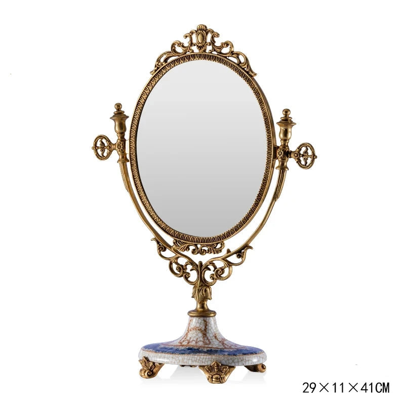 Hand Painted - Blue and white ceramic ornament set