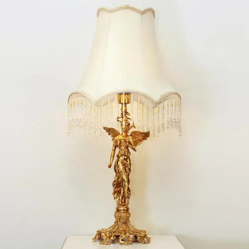 French Vintage Copper Table Lamp