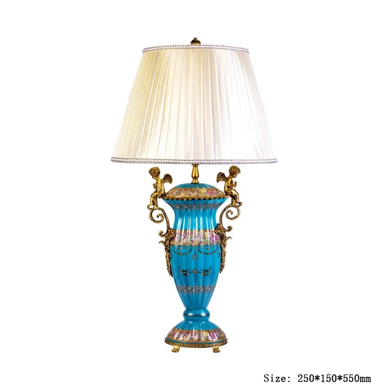 American Vintage Ceramic and copper table lamp (Copy)