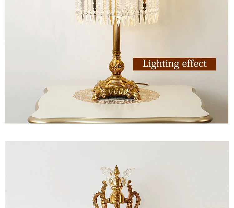 High-End Copper Table Lamp