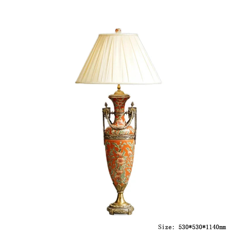 American Vintage Ceramic and copper table lamp (Copy)