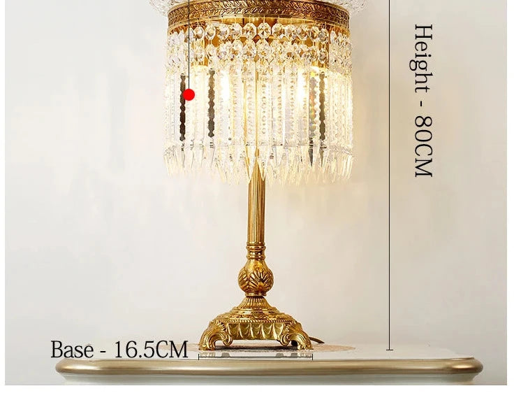 High-End Copper Table Lamp