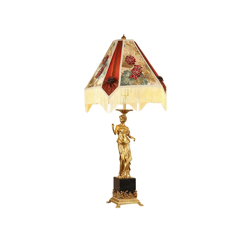 French Style Brass Table Lamp