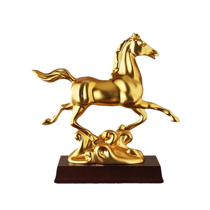 Creative Horse Luxury High-end Office Desktop Decoration