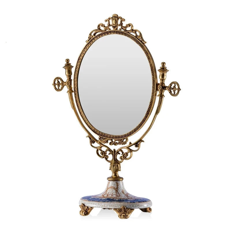 Hand Painted - Blue and white ceramic ornament set