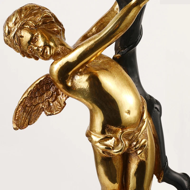 European Style Angel Brass Table Lamp