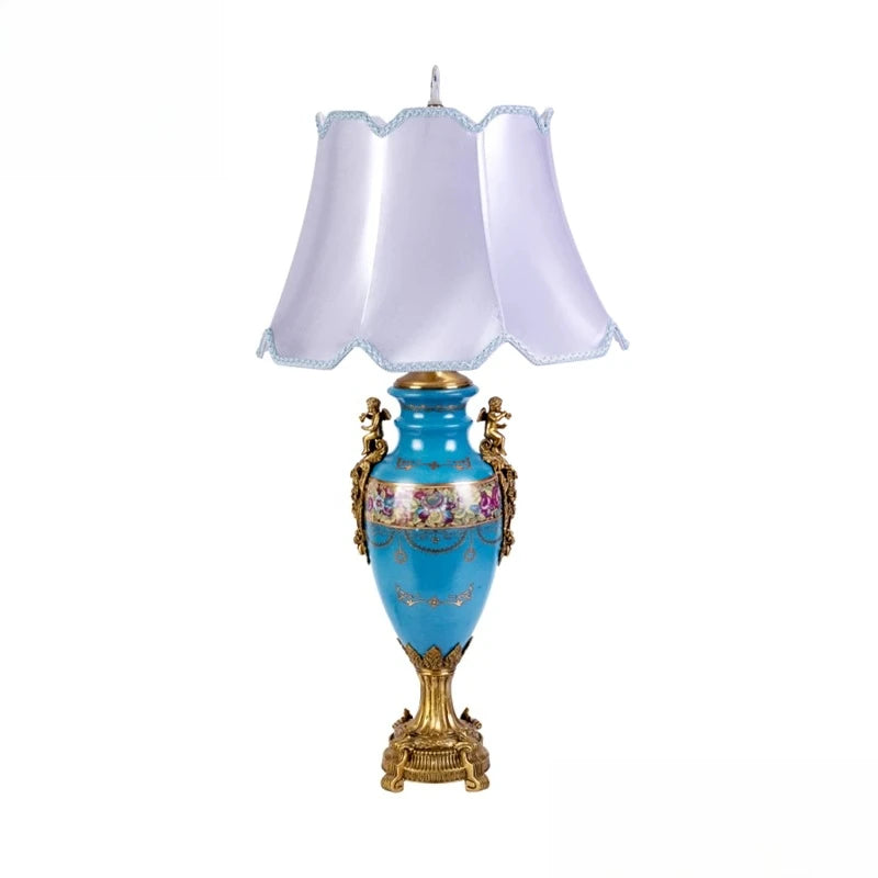 American Vintage Ceramic and copper table lamp (Copy)