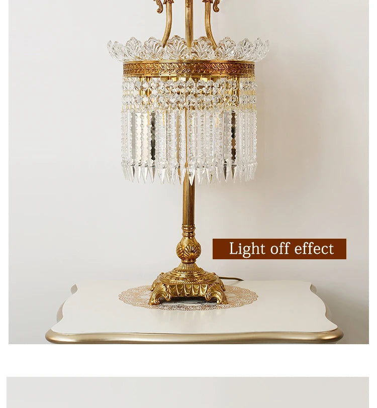 High-End Copper Table Lamp