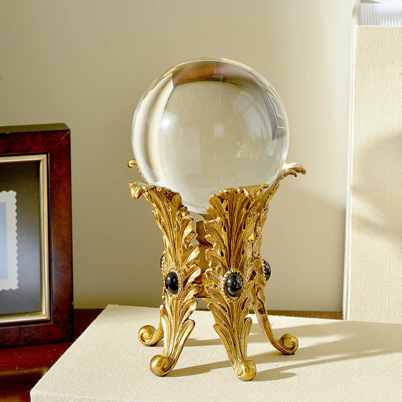 copper crystal ball - desk ornaments