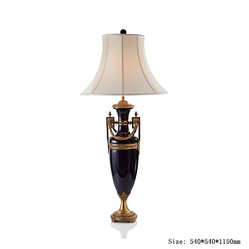 American Vintage Ceramic and copper table lamp (Copy)