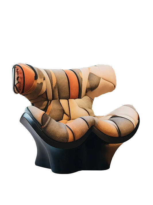 Luxury Italian Postmodern Velvet Lounge Chair – Artistic Designer Furniture